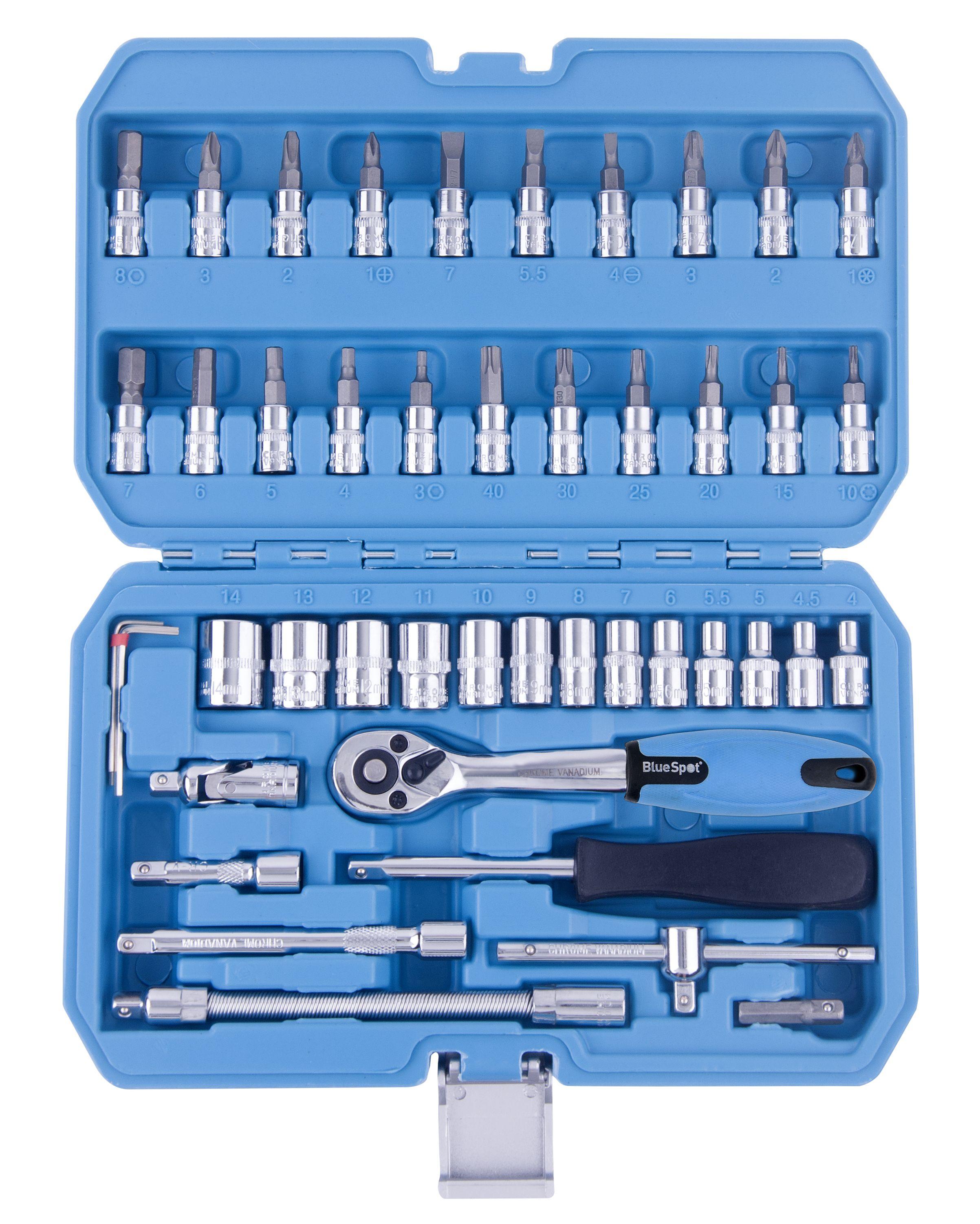 Blue Spot Tools 46 PCE 1/4" Drive Socket Set