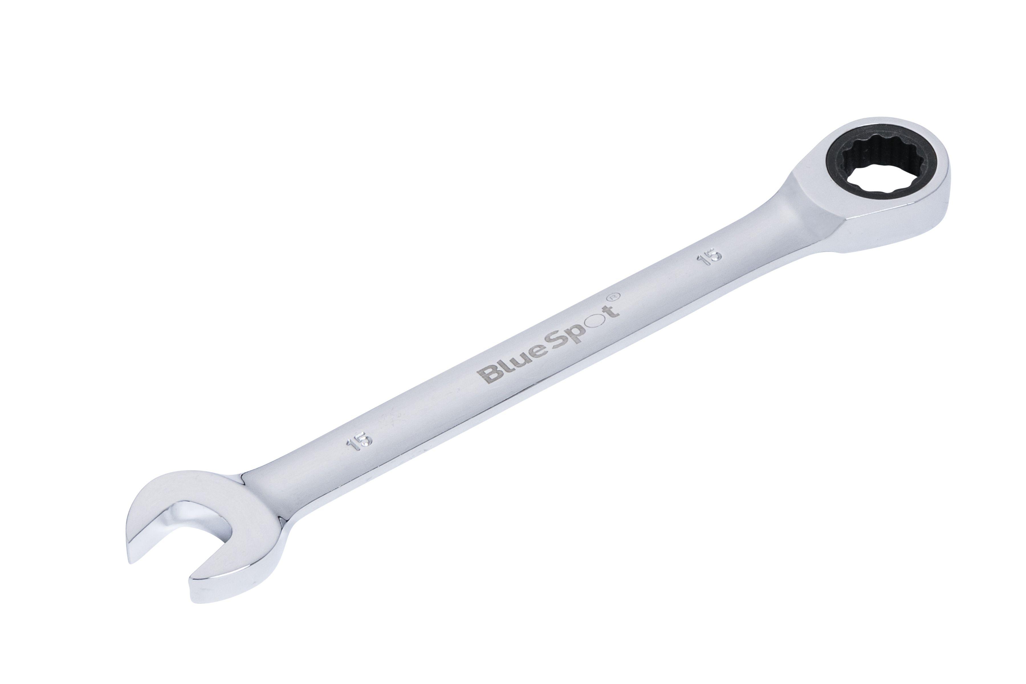 Blue Spot Tools 15mm Ratchet Spanner Fixed Head