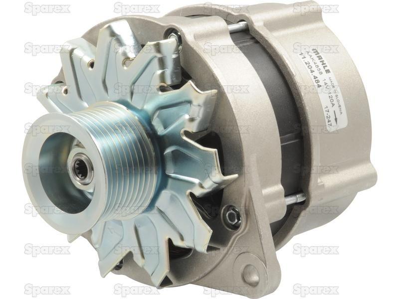 Alternator (Mahle) - 14V, 120 Amps for Steyr 4065 KOMPAKT