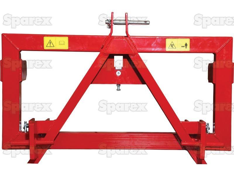 Adapter from Euro Norm to 3-point linkage (Cat. 2)