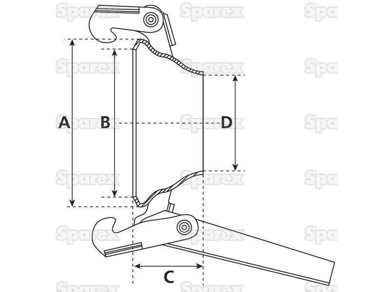 Weld on Clamp Ring - 5'' (120mm) (Galvanised)