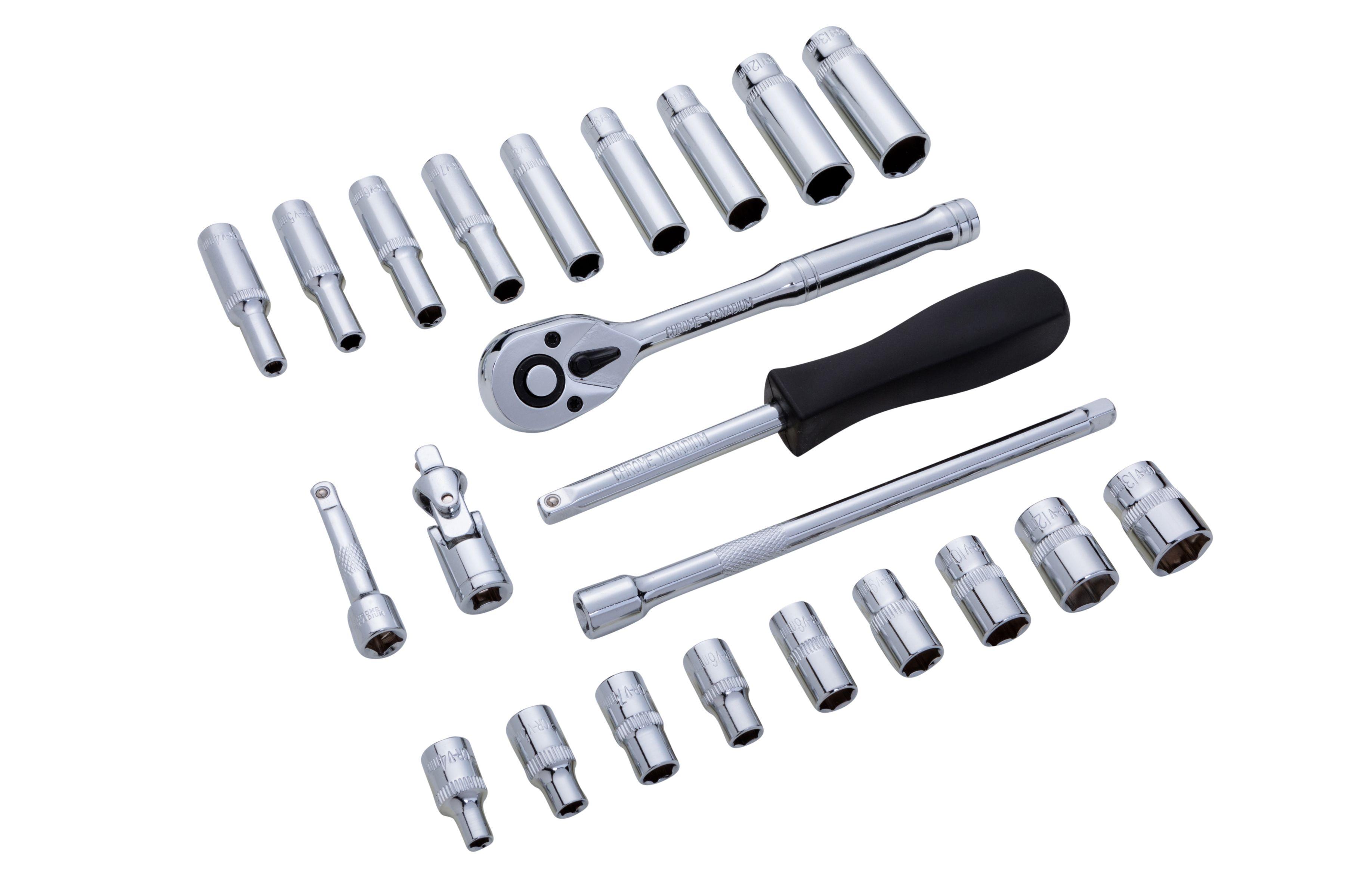 Blue Spot Tools 24 PCE 1/4" Metric Socket Set (4-13mm)