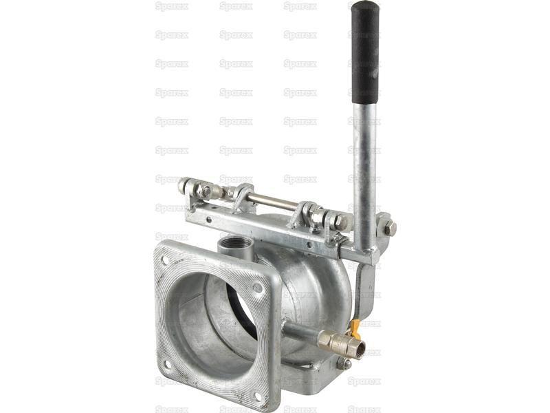 Quick Release Coupling with Flange - Female 6'' (159mm) x (150mm) (Galvanised)