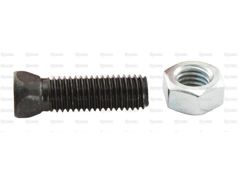 Conical Head Bolt 4 Flats With Nut (TC4M) - 3/8'' x 1 3/16'', Tensile strength 10.9 (25 pcs. Box) Dowdeswell (900810)