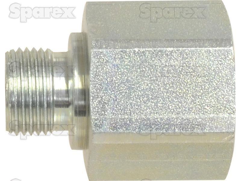 Hydraulic Metal Pipe Thread Reducer 3/8''BSP Externalthread 1/2''BSP Inner thread PARKER HANNIFIN (RI3/8EDX1/2CF, RI3/8X1/2CFX)