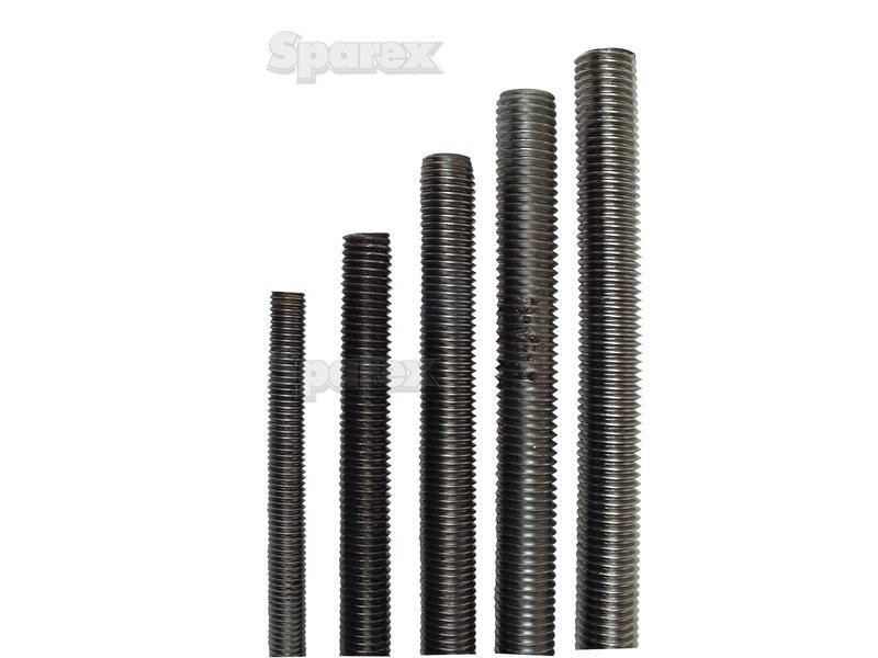 Imperial Threaded Bar, Size: Ø7/16'', Length: 3Ft, UNC Unplated.