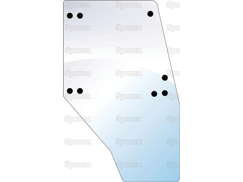 Door Glass RH for Deutz-Fahr Agroxtra 6.17 (Agroxtra Series)