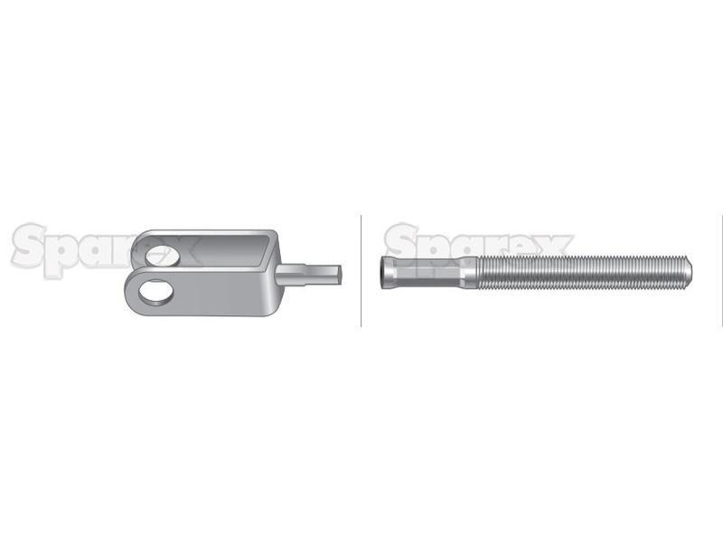 Engine Stop Cable - Length: 1230mm, Outer cable length: 1094mm. for David Brown 885 (800 Series)