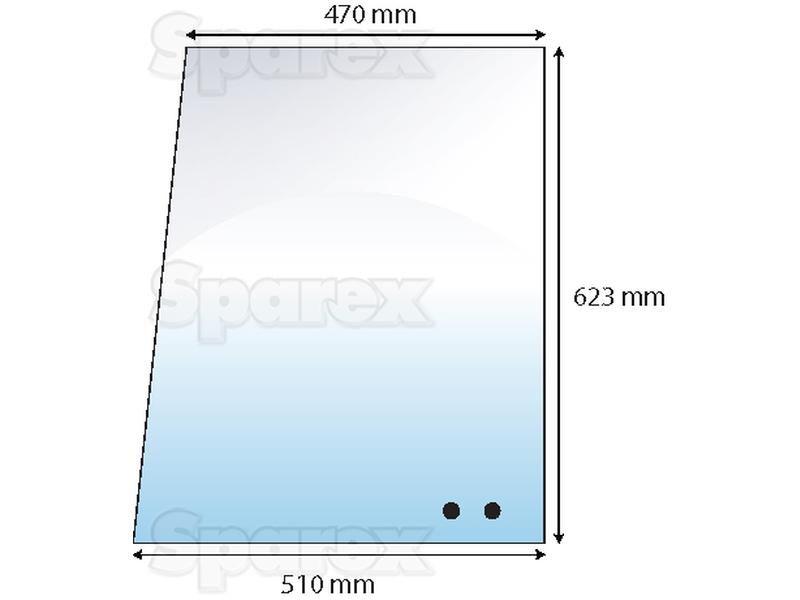 Sliding Side Glass FRITZMEIER (139 549, 139549)