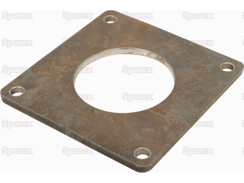 Weld on Square Flange 4'' (100mm) (Non Galvanised)
