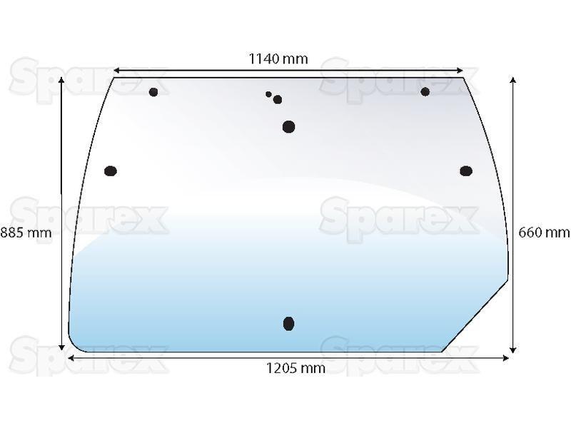 Rear Window Deutz-Fahr (0441 9379, 04419379)