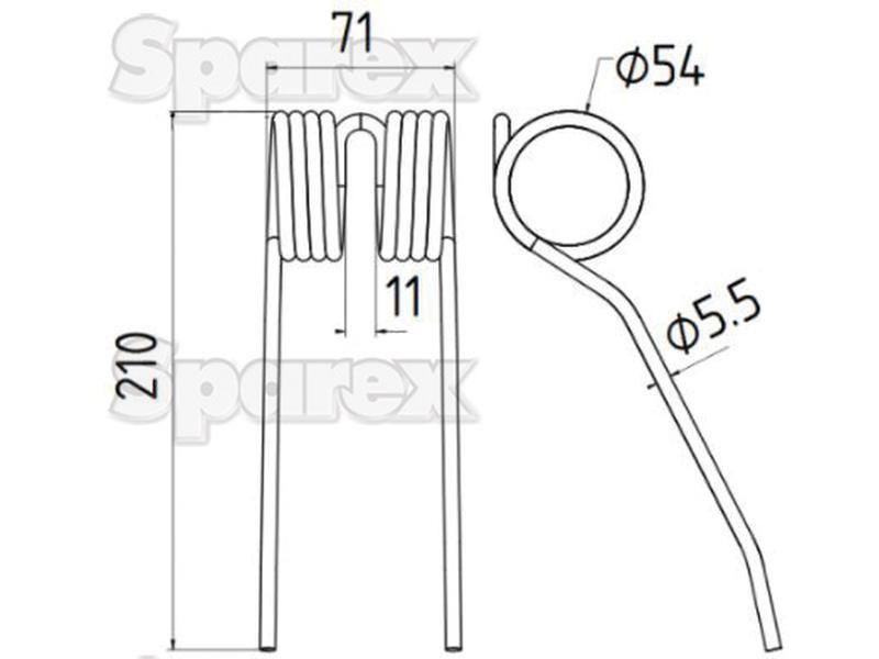 Haytine Pick-Up Replacement for New Holland | (700728401)