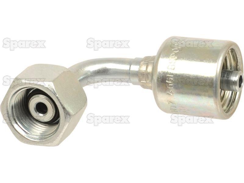 Gates BSP 60° Hose Insert 1/2'' x 1/2'''' Female 90° Swept Swivel Gates (Belts) (8G8FBSPORX90)