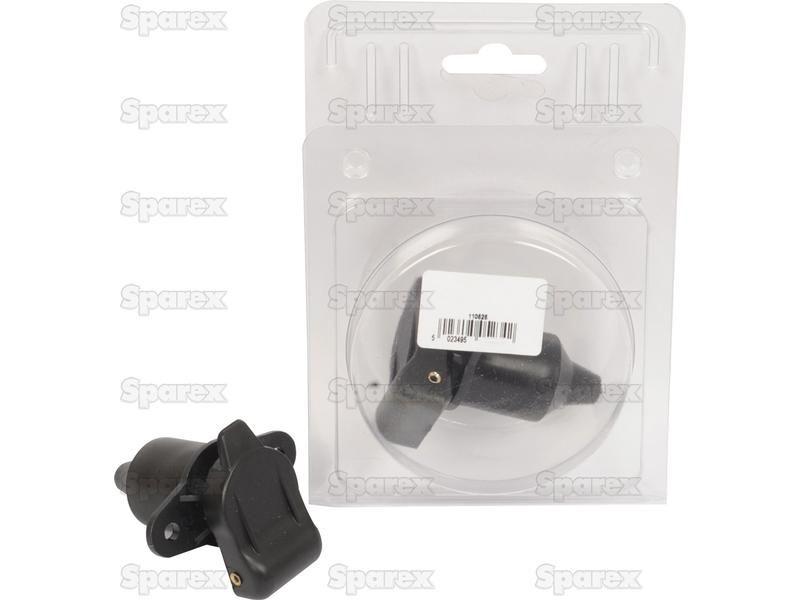 3 Pin Auxiliary Socket With 2 bolt Fixing Female Pin (Plastic) Agripak