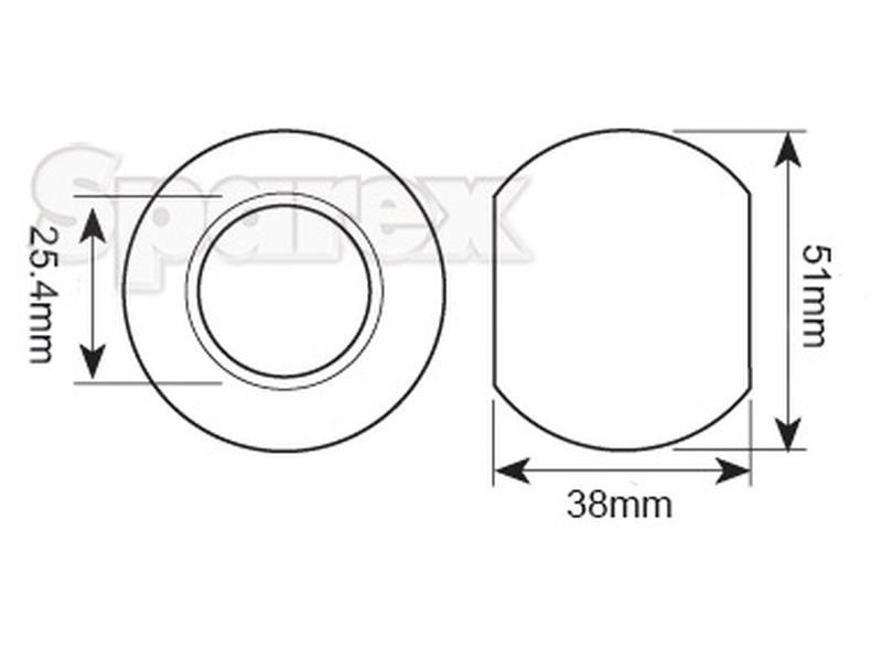 Lower Link Ball (Cat. 2/2)