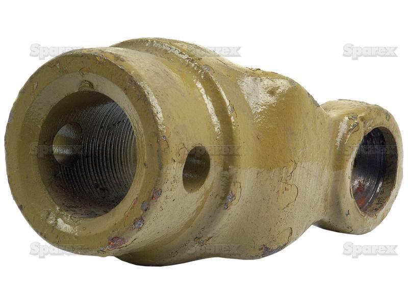 PTO Yoke - Pinhole Yoke (U/J Size: 27 x 70mm) Bore Ø35mm, Pin Ø: 13mm. Bondioli & Pavesi, La Magdalena, Walterscheid