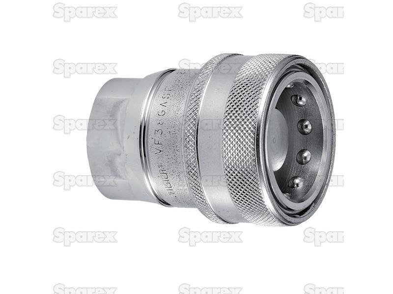 Faster Hydraulic Trailer Brake Coupling Female 3/8'' BSP Female Thread Faster S.p.A (VF 38GAS F, VF38GASF)