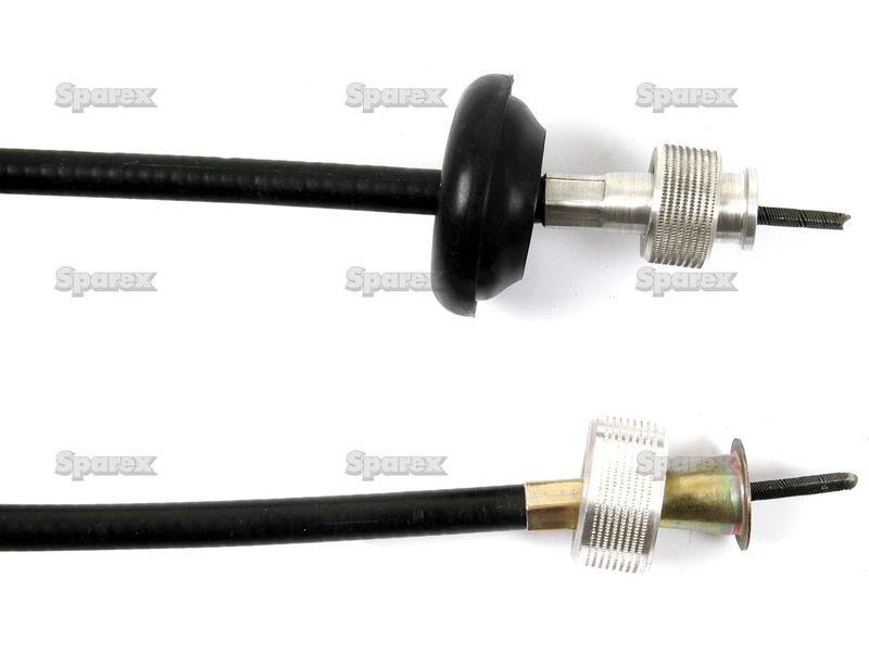 Drive Cable - Length: 917mm, Outer cable length: 906mm. for Ford New Holland (81718522, 81807563, 957E173655C, 957E17365A, 957E17365B, 957E17365C, 957E17365D, 957E17366B, 957E17366C, 957E17366D, 957E17366E, 957E17369C)