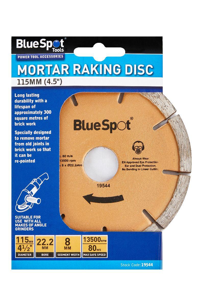 Blue Spot Tools 8mm 4 1/2" Mortar Raking Disc