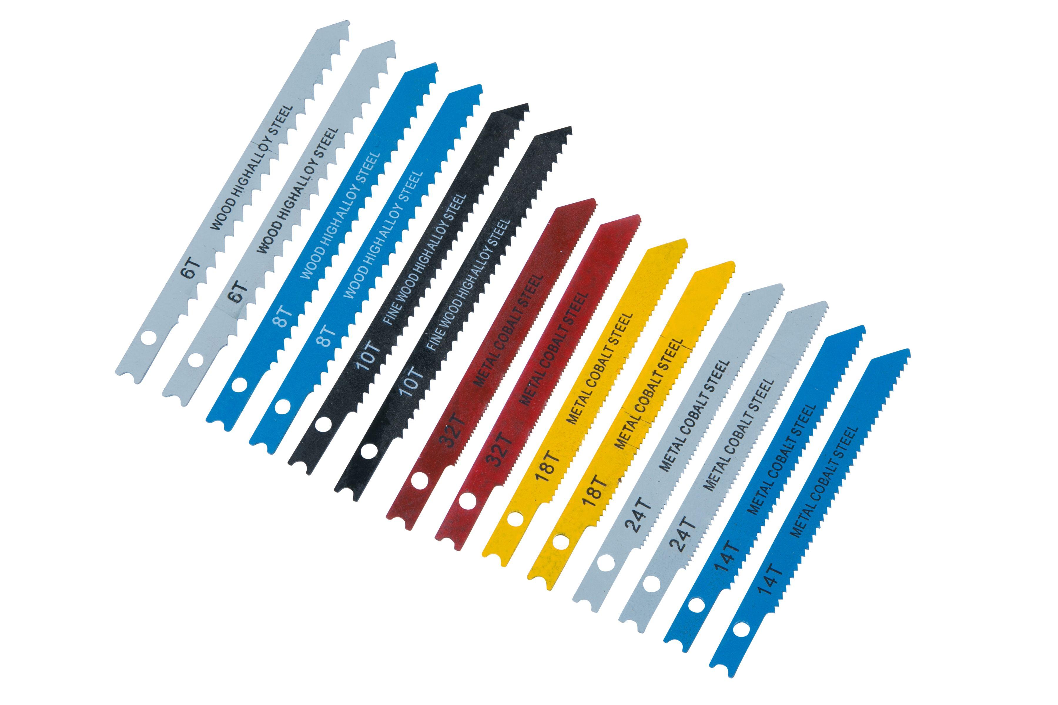 Blue Spot Tools 14 PCE Jigsaw Blade Set