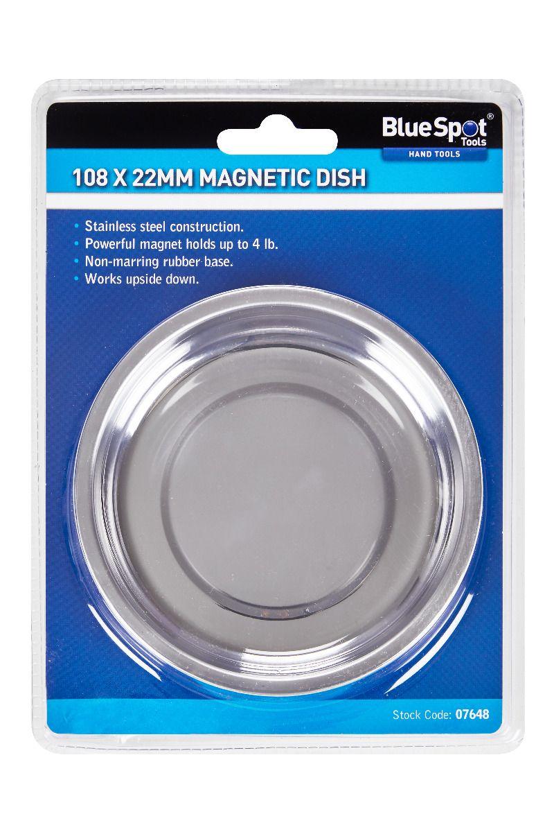 Blue Spot Tools 100mm (4”) Stainless Steel Magnetic Dish