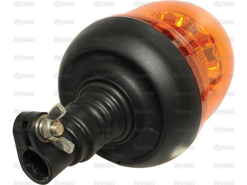 LED Rotating Beacon (Amber), Interference: Class 3, Flexible Pin, 12-24V for John Deere 6900 (6000 Series)