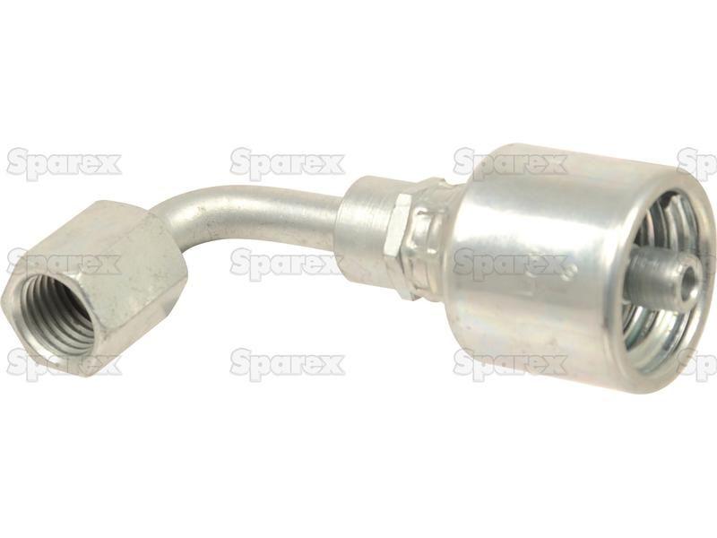 Gates JIC 37° Hose Insert 1/2'' x 3/4'''' Female 90° Swept Swivel Gates (Belts) (8G8FJX90M)