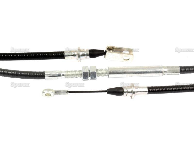 Hand Throttle Cable - Length: 1770mm, Outer cable length: 1627mm. for Ford New Holland (82013211, 82015952, 82027257)