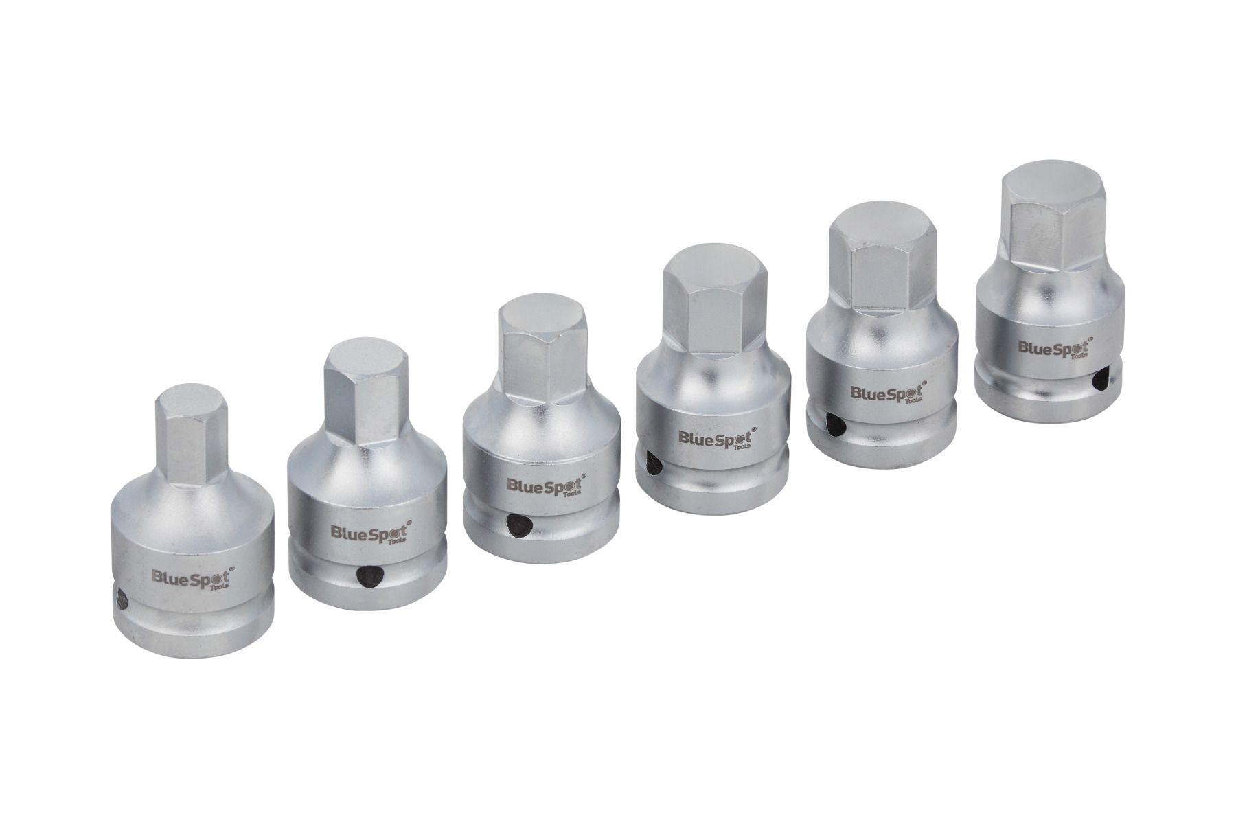 Blue Spot Tools 6 PCE 3/4" Drive Hex Bit Sockets H14-H23