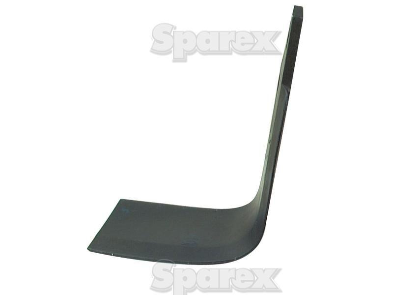 Rotavator Blade Square LH 80x8mm Height: 215mm. Hole centres: 56mm. Hole Ø: 14.5mm. Replacement for Maschio for Maschio SC