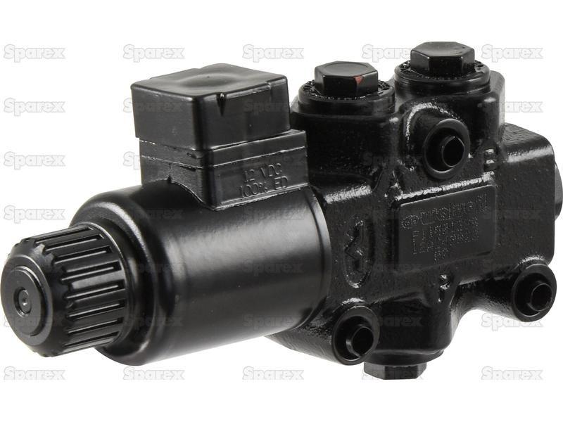Hydraulic 3 Way solenoid Diverter Valve 3/8''BSP