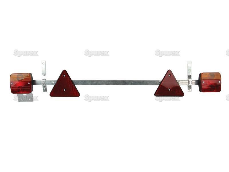 Halogen Telescopic Lighting Bar, Cable length: 7M, Max. width: 1.6M (5' 3'')