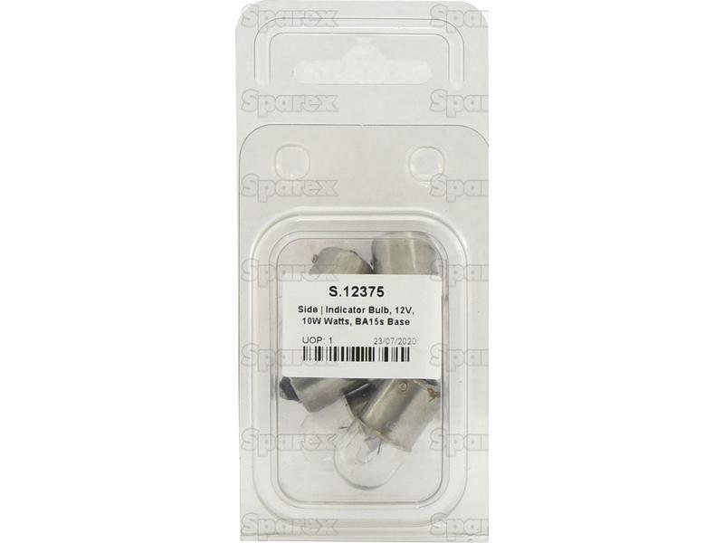 Halogen Side | Indicator Bulb, 12V, 10W, BA15s Base Case IH, Lucas, Phillips