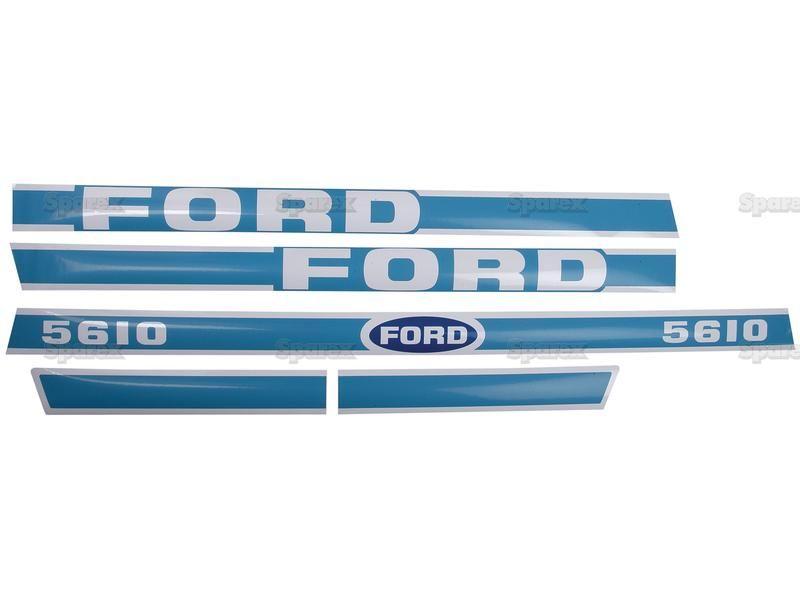 Decal Set - Ford / New Holland 5610 for Ford New Holland 7610 (10 Series)