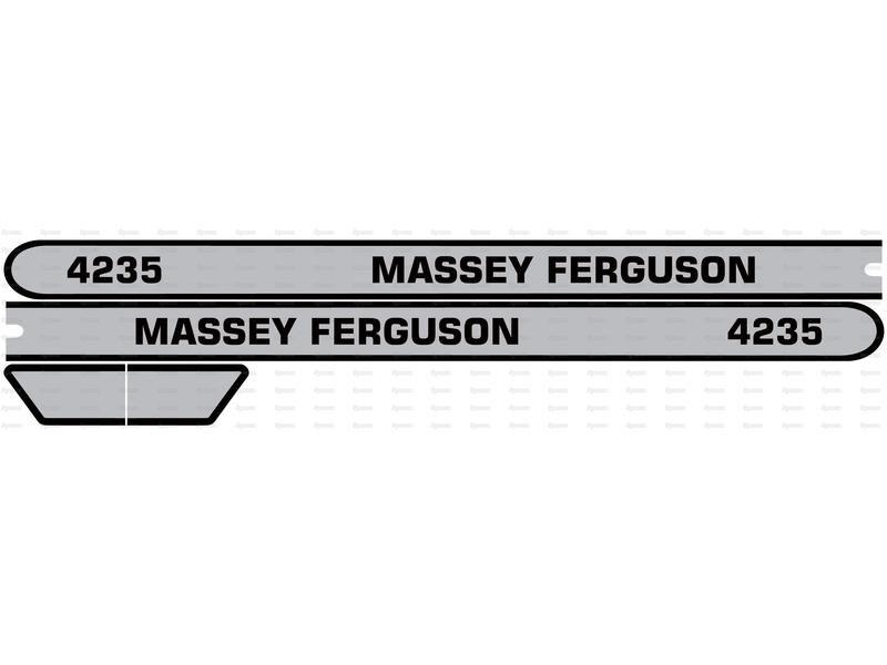 MASSEY FERGUSON TRACTOR RIGHT HAND DECAL (AGCO) 3809182M1