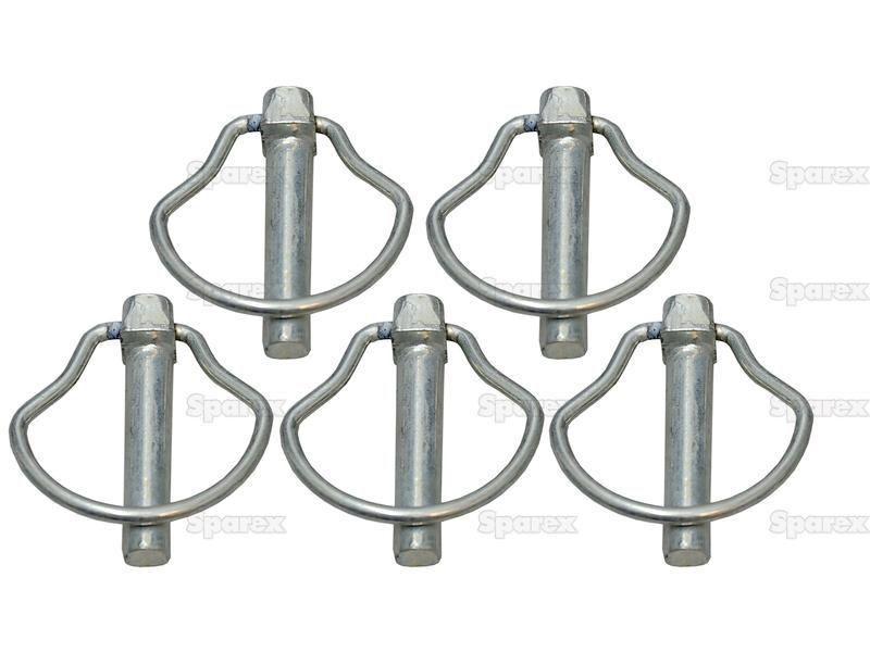 Pear Linch Pin, Pin Ø9mm x 44.5mm (5 pcs. Agripak)