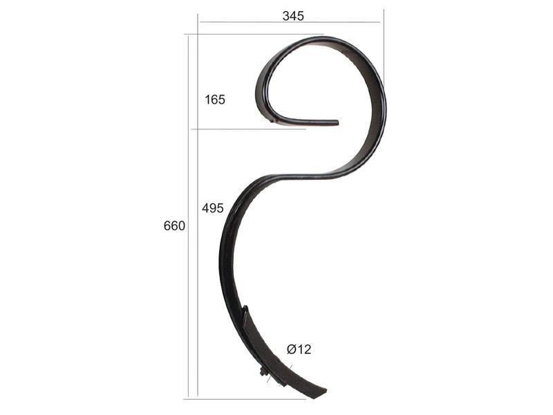 S Tine 45x12x700mm for Universal VARIOUS