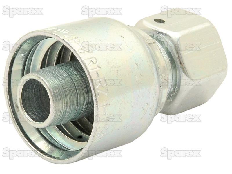 Parker Metric Hose Insert 1/2'' x M18 x 1.50  Female Straight Swivel Light Series PARKER HANNIFIN (1CA48-12-8)