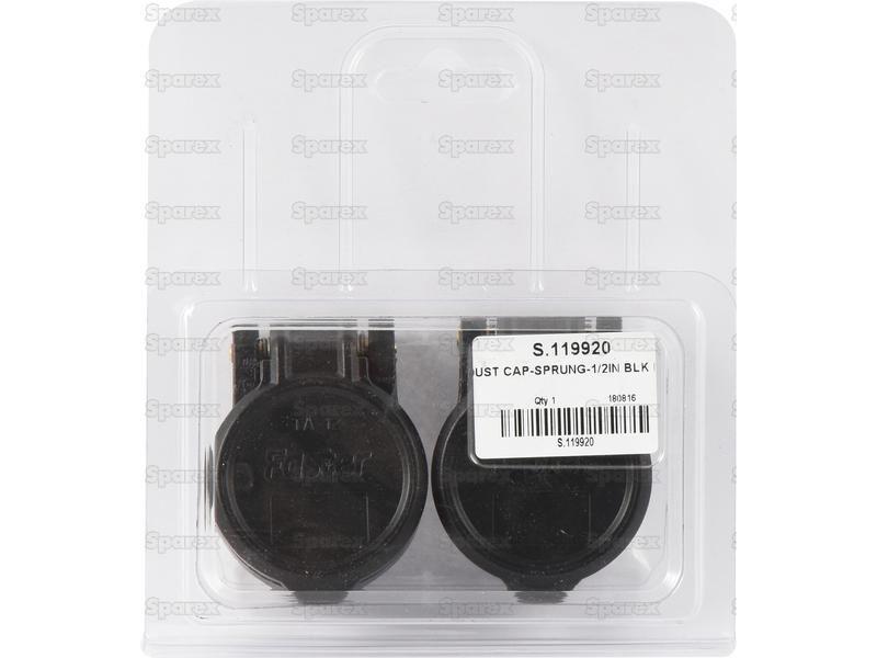 Dust Cap 1/2'' Black Fits Female Coupling - TA Series TA12N (2 pcs. Agripak) Faster S.p.A (TA12N)