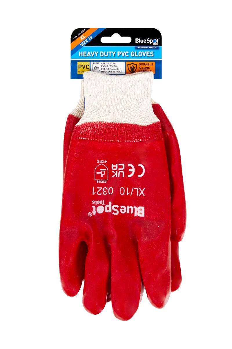 Blue Spot Tools Heavy Duty Pvc Gloves (XL)