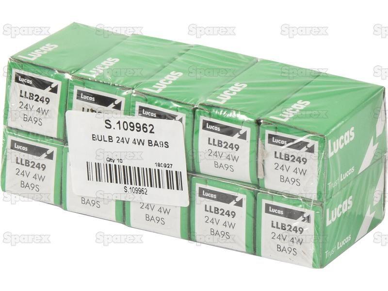 Halogen Side | Indicator Bulb, 24V, 4W, BA9s Base Case IH, Lucas, OSRAM, Phillips