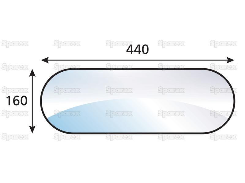 Rear Window for Ford New Holland