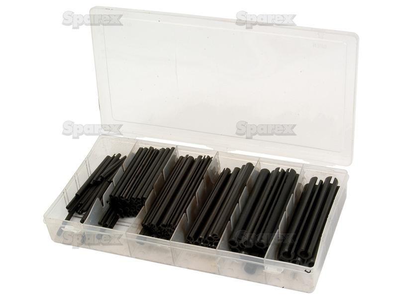 Metric Roll Pins Assortment - Ø3 - 10mm, 160 pcs. Compak.