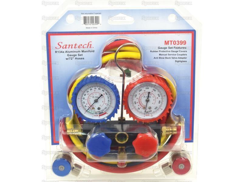 Pressure Gauge with service hoses