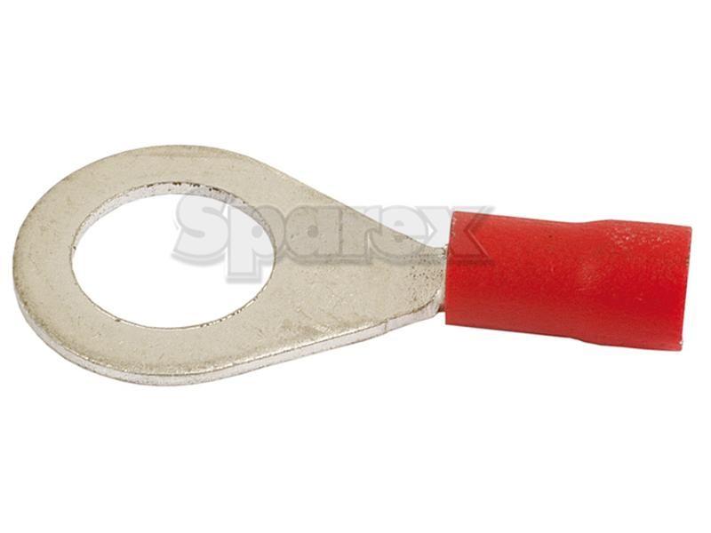 Pre Insulated Ring Terminal, Standard Grip, 8.4mm, Red (0.5 - 1.5mm)