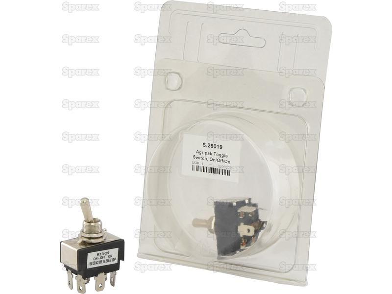 Agripak Toggle Switch, On/Off/On