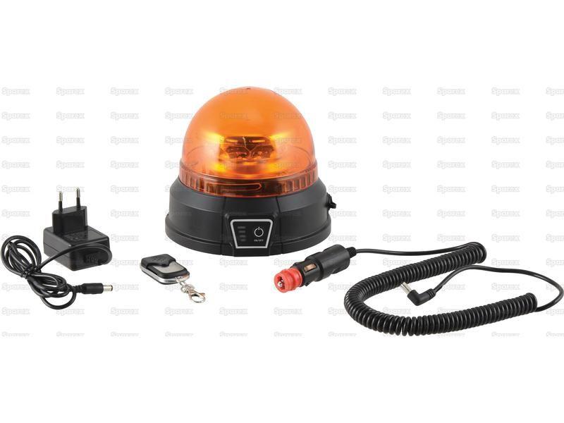 LED Rechargeable Beacon (Amber), Interference: Class 5, Magnetic, 12-24V