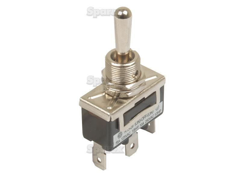 Agripak Toggle Switch, (On)/Off/(On) Sprung Centred