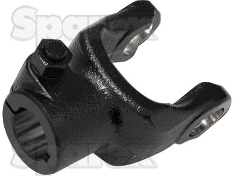 PTO Yoke - Interfering Clamp Bolt (U/J Size: 30.2 x 92mm) Bore Ø35mm, Key Size: 10mm. Bondioli & Pavesi, Walterscheid