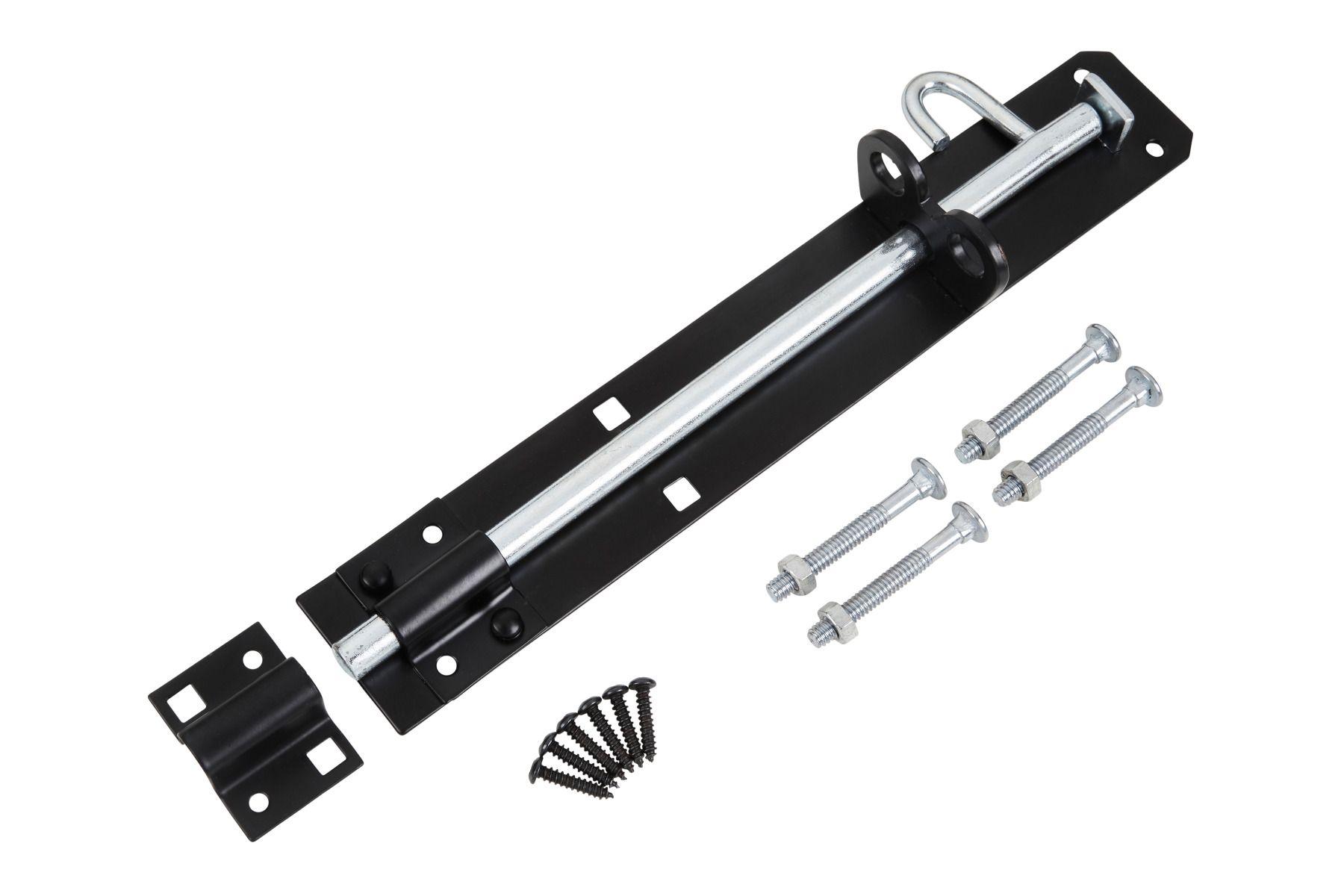 Blue Spot Tools Black Powder Coated Brenton Bolt 250mm